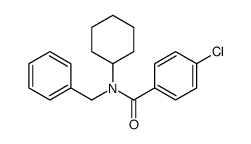 4-氯-N-环己基-N-(苯基甲基)苯甲酰胺