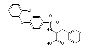 N-{[4-(2-Chlorophenoxy)phenyl]sulfonyl}phenylalanine