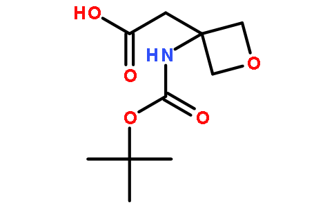 2-[3-[(2-methylpropan-2-yl)oxycarbonylamino]oxetan-3-yl]acetic acid