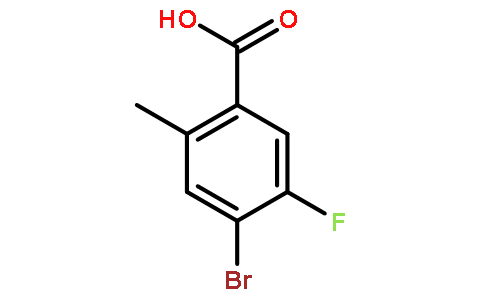 4-溴-5-氟-2-甲基苯甲酸