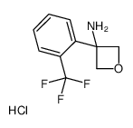 3-[2-(trifluoromethyl)phenyl]oxetan-3-amine,hydrochloride