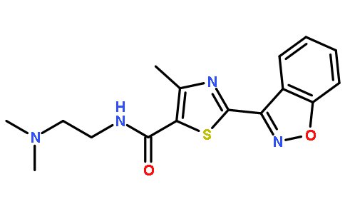N-(2-二甲氨基乙基)-4-甲基-2-苯并异恶唑基-噻唑-5-甲酰胺