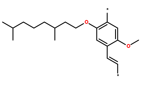 聚[2-甲氧基-5-(3',7'-二甲基辛氧基)-1,4-苯乙炔]