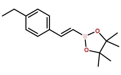 4-乙基-反-BETA-苯乙烯基硼酸频哪醇酯,97%