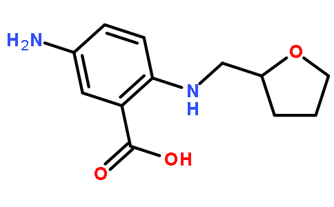 5-氨基-2-[(四氢-2-呋喃基甲基)氨基]苯甲酸