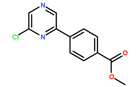 4-(6-氯吡嗪-2-基)-苯甲酸甲酯
