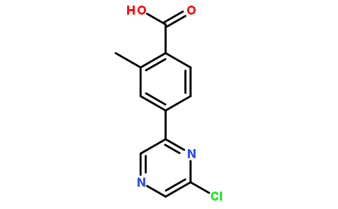 4-(6-氯-吡嗪-2-基)-2-甲基-苯甲酸
