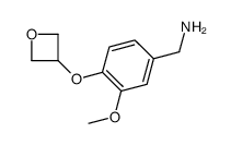 1-[3-Methoxy-4-(3-oxetanyloxy)phenyl]methanamine