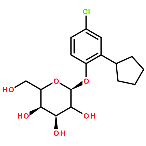 4-氯-2-环戊基苯基-beta-d-吡喃葡糖