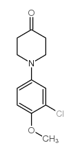 1-(3-氯-4-甲氧基苯基)-4-哌啶酮