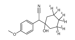 1-(2-Cyano-1-(4-methoxyphenyl)ethyl)cyclohexanol-d6