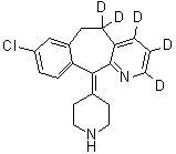8-氯-6,11-二氢-11-(4-哌啶基亚基)-5H-苯并[5,6]环庚三烯并[1,2-b]吡啶-2,3,4,5,5-d5