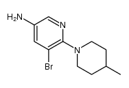 3-?Pyridinamine, 5-?bromo-?6-?(4-?methyl-?1-?piperidinyl)?-