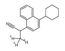 1-Cyanomethyl-2’-methyl-4-cyclohexylnaphthalene-d3