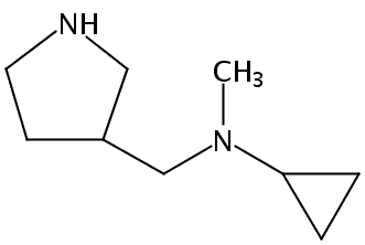 N-Methyl-N-(pyrrolidin-3-ylmethyl)cyclopropanamine