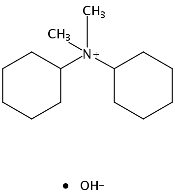 N-Cyclohexyl-N,N-dimethyl-cyclohexanaminium Hydroxide