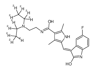 N-[2-[bis(1,1,2,2,2-pentadeuterioethyl)amino]ethyl]-5-[(Z)-(5-fluoro-2-oxo-1H-indol-3-ylidene)methyl]-2,4-dimethyl-1H-pyrrole-3-carboxamide