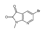 5-溴-1-甲基-1H-吡咯并[2,3-b]吡啶-2,3-二酮