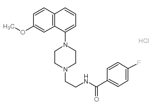 4-氟-N-[2-[4-(7-甲氧基-1-萘)-1-哌嗪基]乙基]-苯胺盐酸盐