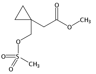 methyl 2-(1-{[(methylsulfonyl)oxy]methyl}cyclopropyl)acetate