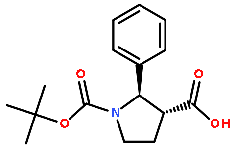 反式-1-boc-2-苯基-吡咯烷-3-羧酸