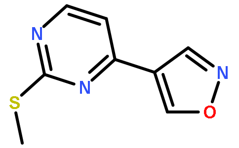 4-(异噁唑-4-基)-2-(甲基硫代)嘧啶