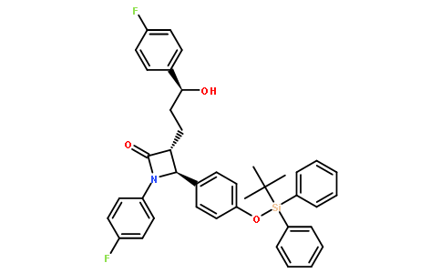 Ezetimibe Phenoxy tert-Butyldiphenylsilyl Ether