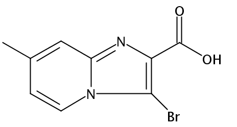 3-bromo-7-methylimidazo[1,2-a]pyridine-2-carboxylic acid