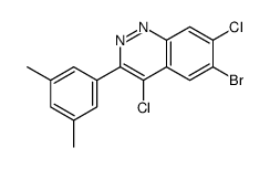 6-bromo-4,7-dichloro-3-(3,5-dimethylphenyl)cinnoline