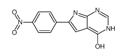 6-(4-硝基苯基)-3H-吡咯并[2,3-d]嘧啶-4(7h)-酮