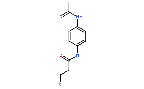 N-(4-乙酰氨基苯基)-3-氯-丙酰胺