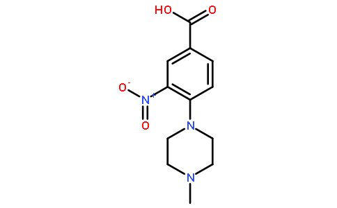 4-(4-甲基哌嗪)-3-硝基苯羧酸