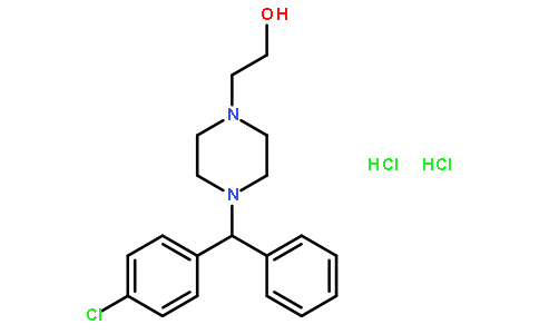4-[(4-氯苯基)苯甲基]-1-哌啶乙醇二盐酸盐