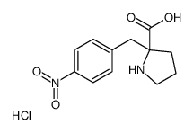 (2S)-2-[(4-nitrophenyl)methyl]pyrrolidine-2-carboxylic acid,hydrochloride