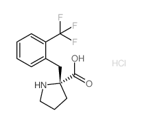 (2R)-2-[[2-(trifluoromethyl)phenyl]methyl]pyrrolidine-2-carboxylic acid,hydrochloride