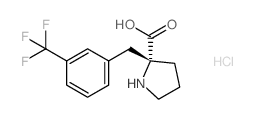 (2R)-2-[[3-(trifluoromethyl)phenyl]methyl]pyrrolidine-2-carboxylic acid,hydrochloride