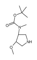 tert-butyl N-[(3S,4S)-4-methoxypyrrolidin-3-yl]-N-methylcarbamate
