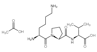 (2S)-2-[[(2S)-1-[(2S)-2,6-diaminohexanoyl]pyrrolidine-2-carbonyl]amino]-3-methylbutanoic acid