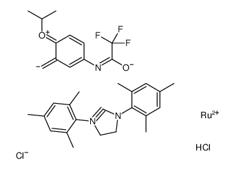 Dichloro(1,3-dimesityl-2-imidazolidinylidene){2-isopropoxy-5-[(tr ifluoroacetyl)amino]benzylidene}ruthenium