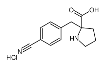 (2R)-2-[(4-cyanophenyl)methyl]pyrrolidine-2-carboxylic acid,hydrochloride