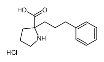 (2S)-2-(3-phenylpropyl)pyrrolidine-2-carboxylic acid,hydrochloride
