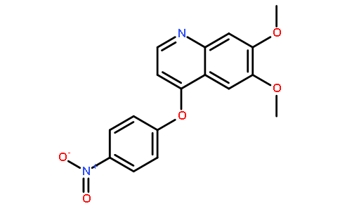喹啉,  6,7-二甲氧基-4-(4-硝基苯氧基)-