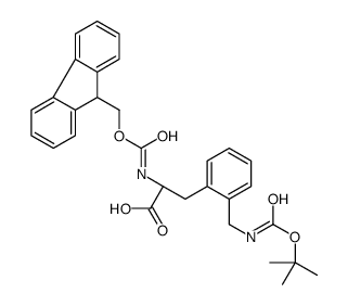 (2R)-2-(9H-fluoren-9-ylmethoxycarbonylamino)-3-[2-[[(2-methylpropan-2-yl)oxycarbonylamino]methyl]phenyl]propanoic acid