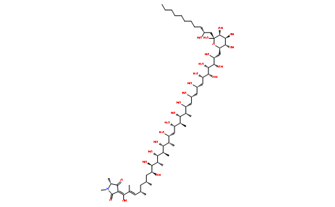 (2R)-5-羟基-1,2-二甲基-4-[(E,4S,6R,8S,9S,10S,11R,12R,13R,14S,15R,17S,18S,19R,20S,21R,23R,25S,27S,28R,29S,30S,31R)-8,9,11,13,15,17,19,21 ,23,25,27,28,29,30,31-十五羟基-2,4,6,10,12,14,18,20-八甲基 -32-[(2R,3R,4S,5S,6S)-3,4,5,6-四羟基