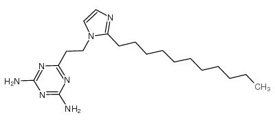2,4-二氨基-6-[2-(2-十一烷基-1-咪唑基)乙基]-1,3,5-噻嗪
