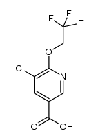 5-氯-6-(2,2,2-三氟乙氧基)吡啶-3-羧酸