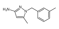 1H-Pyrazol-3-amine, 5-methyl-1-[(3-methylphenyl)methyl]