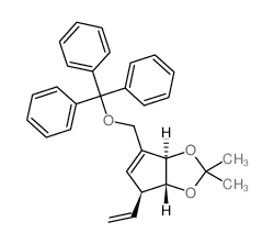 (3aR,6S,6aR)-6-ethenyl-2,2-dimethyl-4-(trityloxymethyl)-6,6a-dihydro-3aH-cyclopenta[d][1,3]dioxole