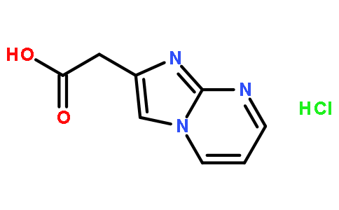 咪唑并[1,2-a]嘧啶-2-乙酸盐酸盐