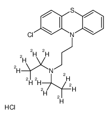 3-(2-chlorophenothiazin-10-yl)-N,N-bis(1,1,2,2,2-pentadeuterioethyl)propan-1-amine,hydrochloride